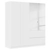 Drehtürenschrank Costa Weiß B: 181 cm - Weiß, MODERN, Holzwerkstoff (181/197/54cm) - Rauch Möbel