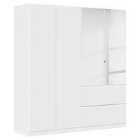 Drehtürenschrank Costa Weiß B: 181 Cm - Weiß, MODERN, Holzwerkstoff (181/197/54cm) - Rauch Möbel