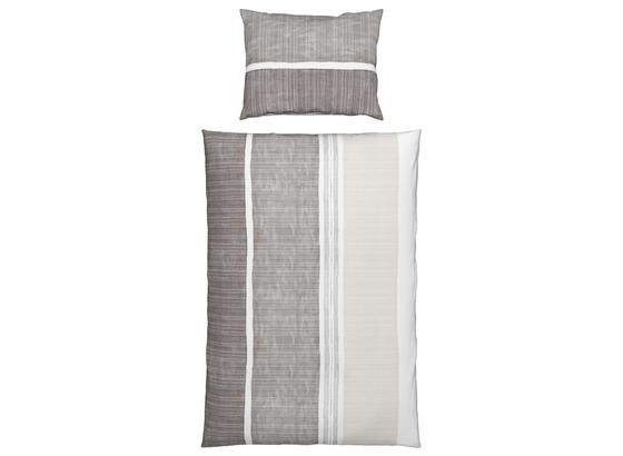 Bettwäsche Lola - Braun/Weiß, ROMANTIK / LANDHAUS, Textil - Ombra Bettwäsche Lola - Braun/Weiß, ROMANTIK / LANDHAUS, Textil - Ombra