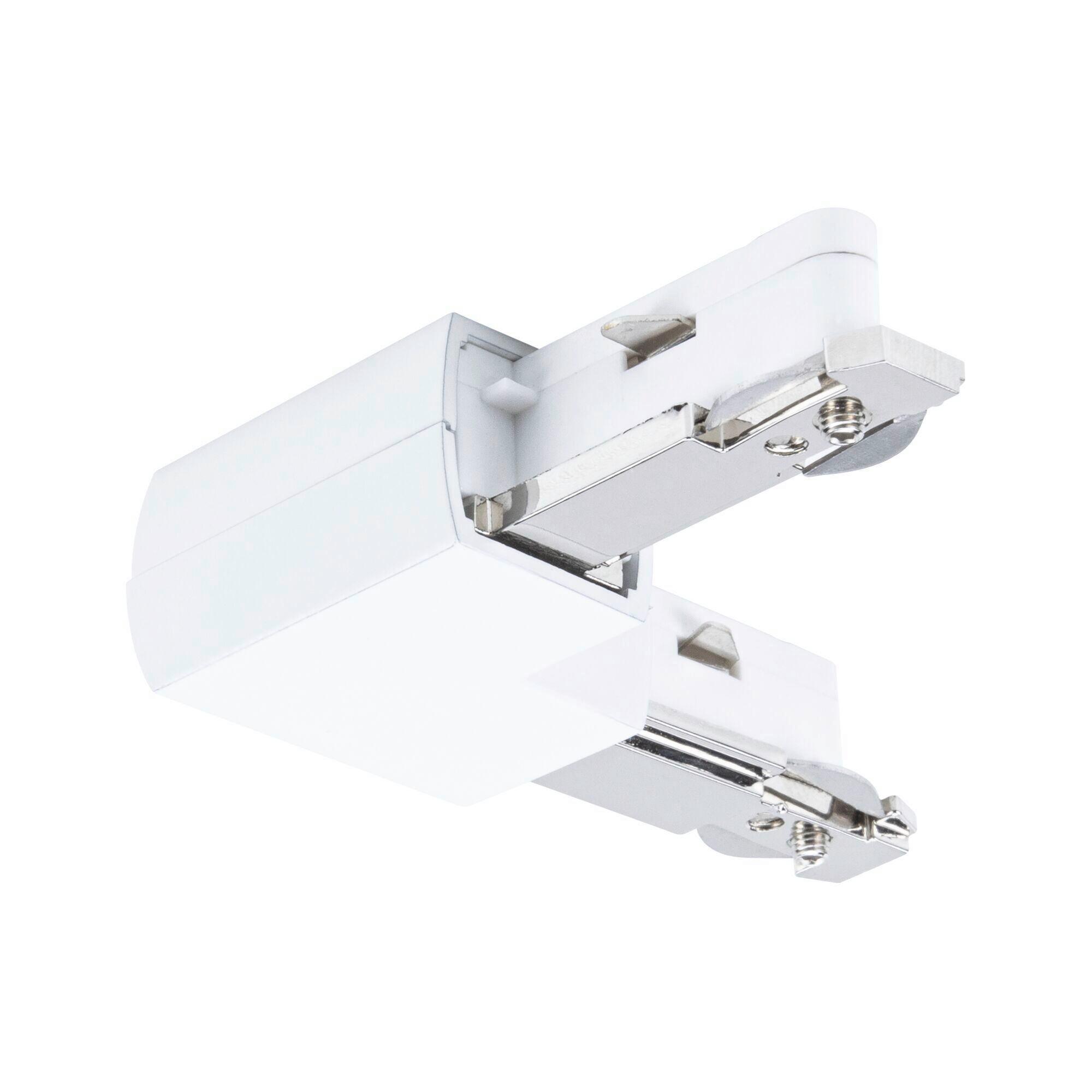 Schienensystem-Verbinder 95646 Urail L-Verbinder Sw - Weiß, Basics, Metall (6,2/1,8/1,8cm) - Paulmann