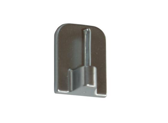 Selbstklebehaken Chrom Matt - Silberfarben, KONVENTIONELL, Kunststoff/Metall Selbstklebehaken Chrom Matt - Silberfarben, KONVENTIONELL, Kunststoff/Metall
