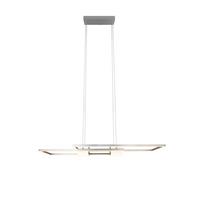 LED-Hängeleuchte 347710407 Albany - Alufarben/Nickelfarben, Design, Metall (100/28/150cm) - Trio Leuchten