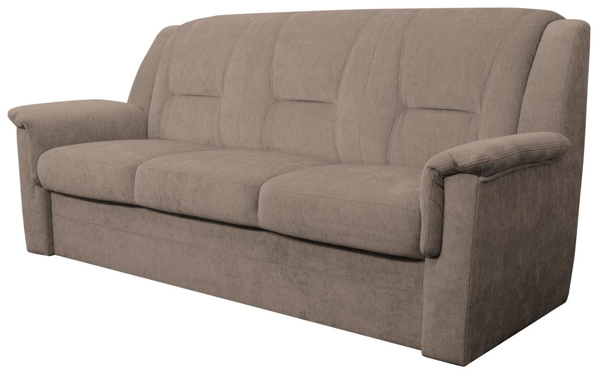 3-SITZER-SOFA Rafael, Taupe B: 209 cm - Taupe/Beige, Trend, Textil (209/95/95cm)