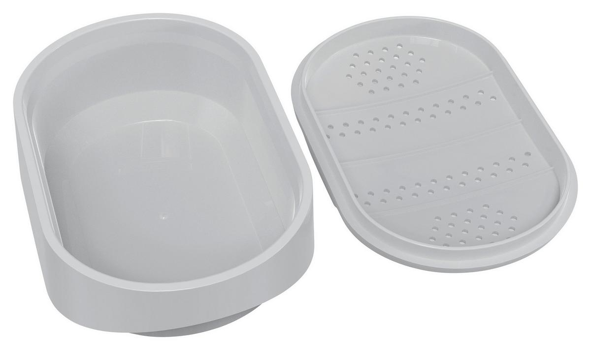 REISKOCHER GOURMETMAXX - Hellgrau, Basics, Kunststoff (24/18/11cm) - GOURMETMAXX