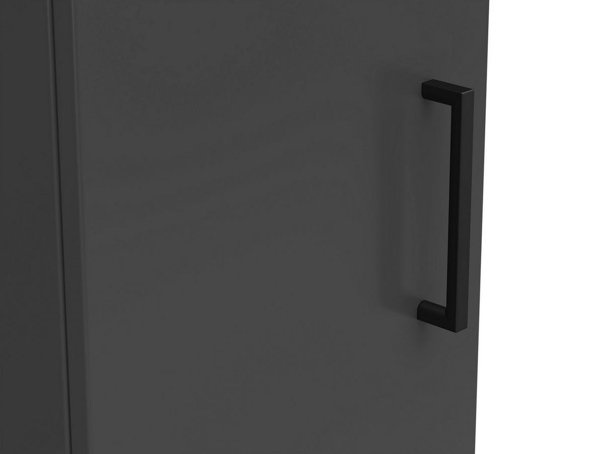 Skříň MULTISTAURAUM š: 30 cm - černá/barvy grafitu, Moderní, kompozitní dřevo/plast (30/83/40cm)