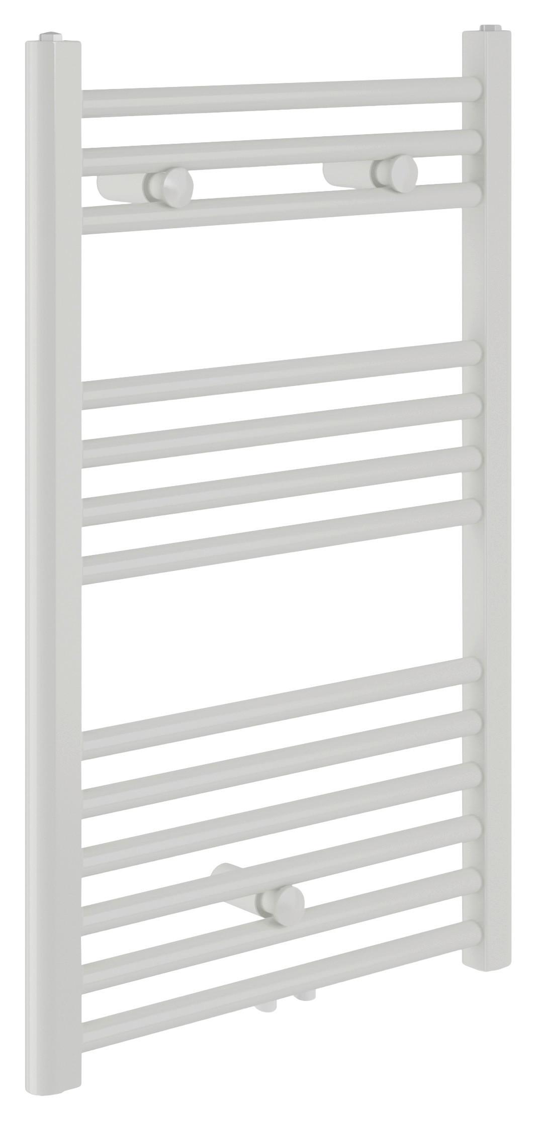 Handtuchheizkörper Bari BxHxT: 60x80,3x12 cm Gerade 386 W - Weiß, Metall (60/80,3/12cm)