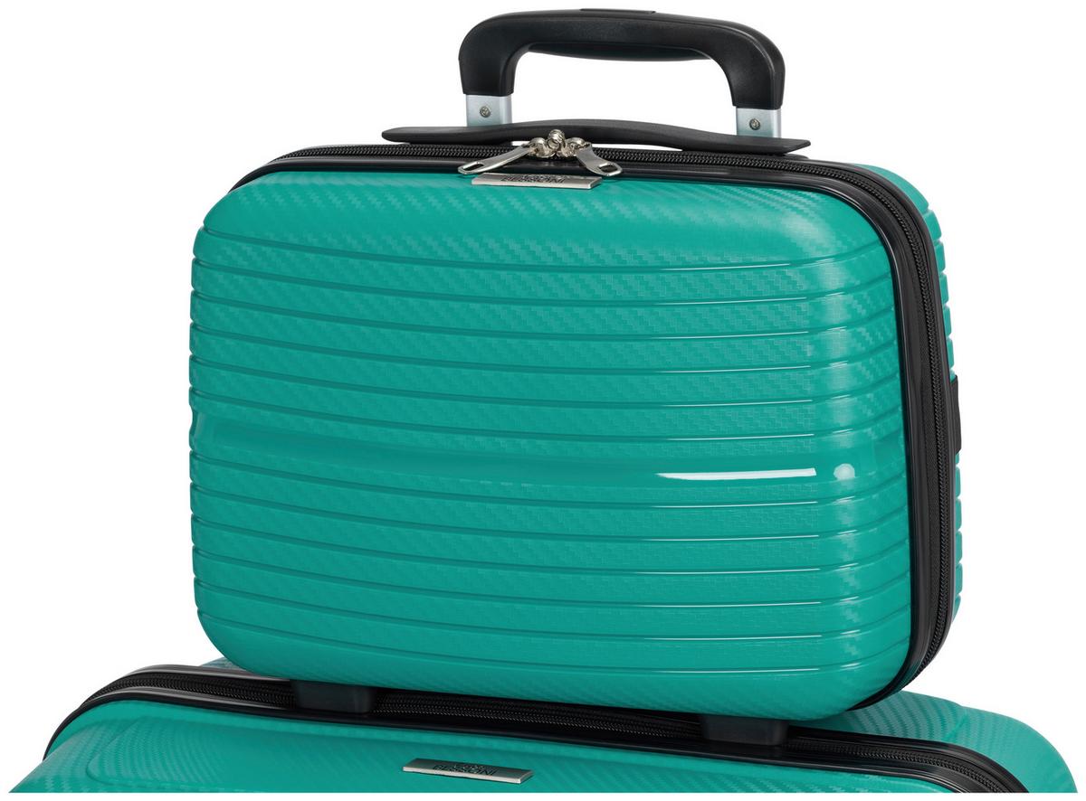 Reisekofferset Erika - Blau, KONVENTIONELL, Kunststoff/Textil - Luca Bessoni