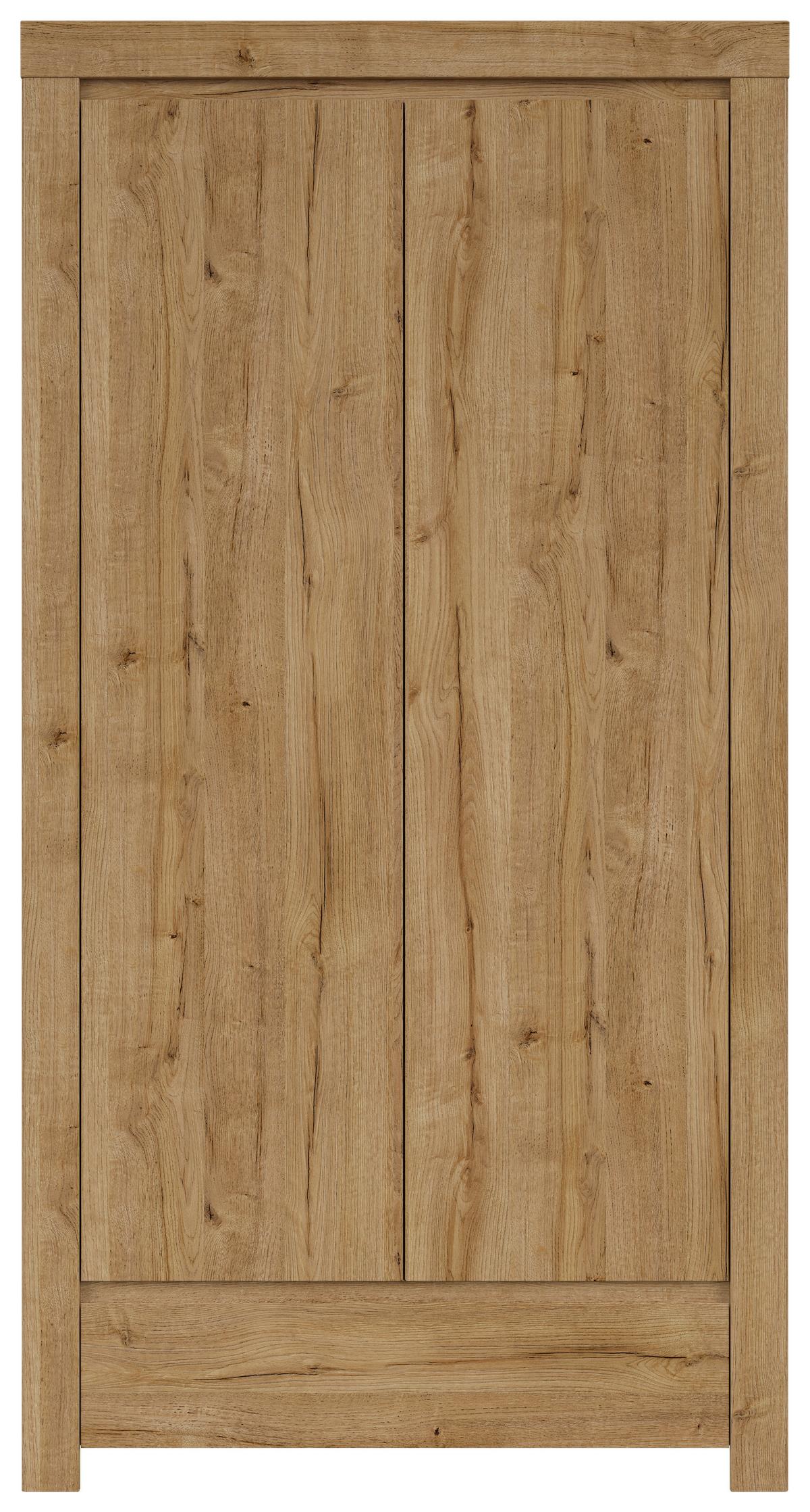 Drehtürenschrank B: 106 Cm Holten Eiche Dekor - Eichefarben, MODERN, Holzwerkstoff (106/203,5/56,5cm) - MID.YOU