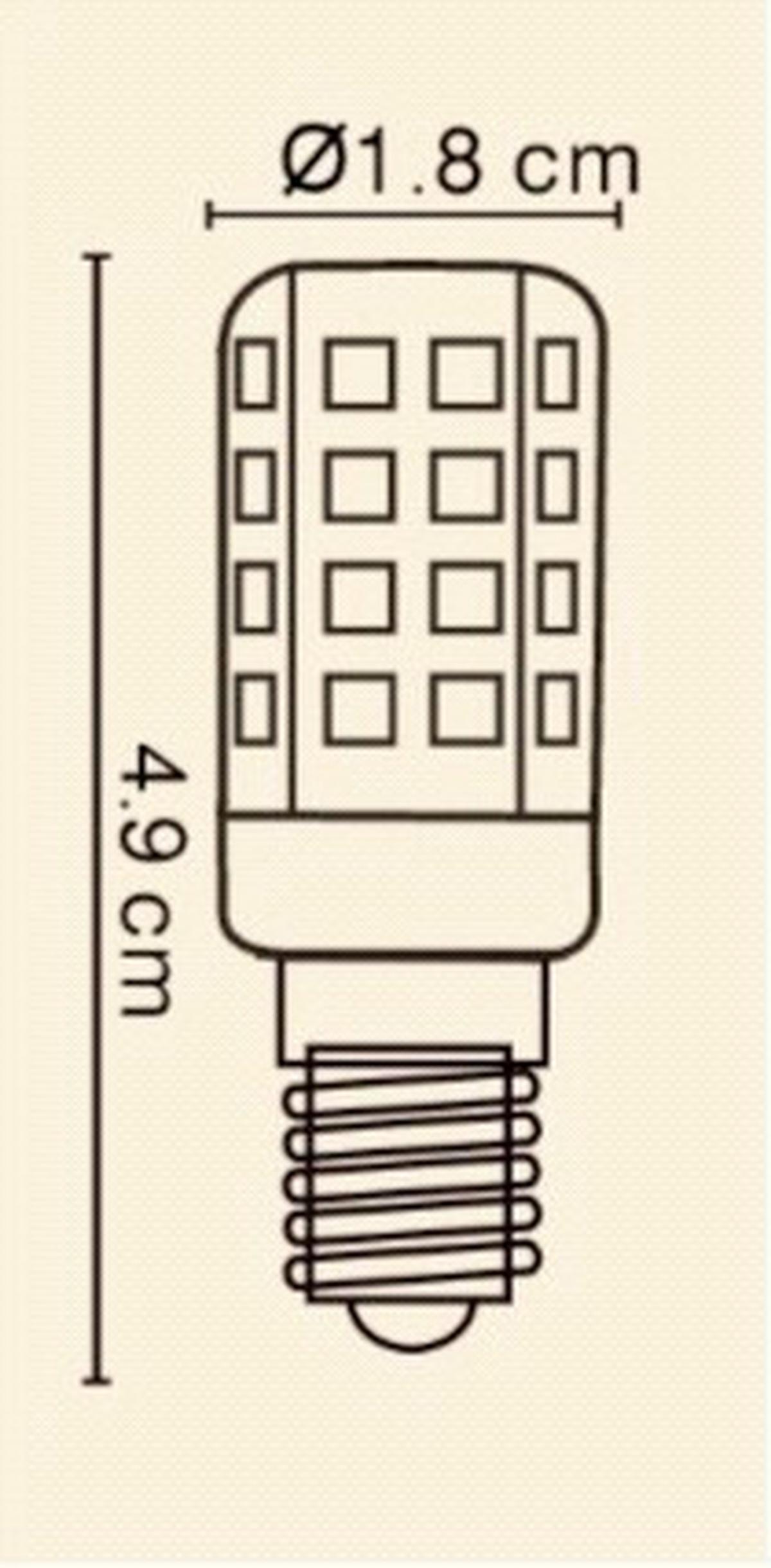 LED žiarovka 10646, E14, 3,5 Watt - číra, plast (1,8/4,9cm) - Modern Living