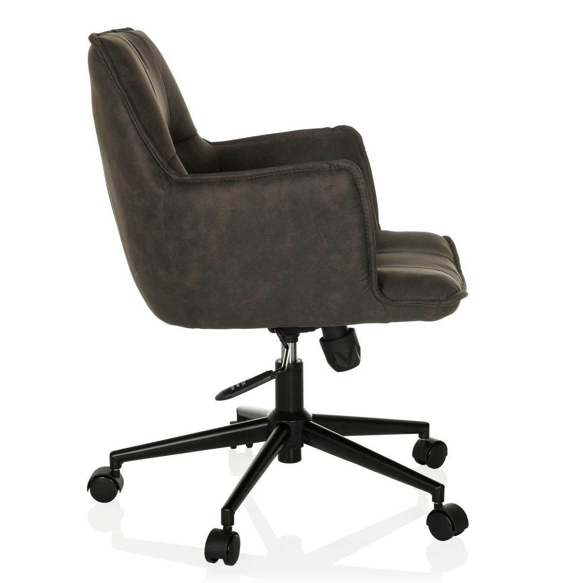 Drehstuhl Solao Life Dunkelgrau B: 54 cm - Dunkelgrau/Schwarz, MODERN, Kunststoff/Textil (54/85/70cm) - MID.YOU