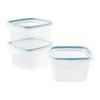 Sada krabiček na potraviny objem: 1 L - světle modrá, Konvenční, plast (14,7/14,7/12cm) - Mömax