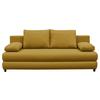 Schlafsofa Mela Gelb B: 200 cm - Gelb/Schwarz, Design, Textil (200/88/87cm) - P & B