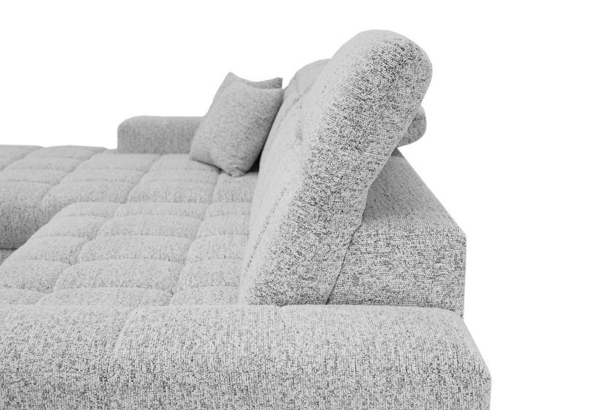 Sedačka SANTORINI, levá, šedá - Moderní (193/291cm) - Premium Living