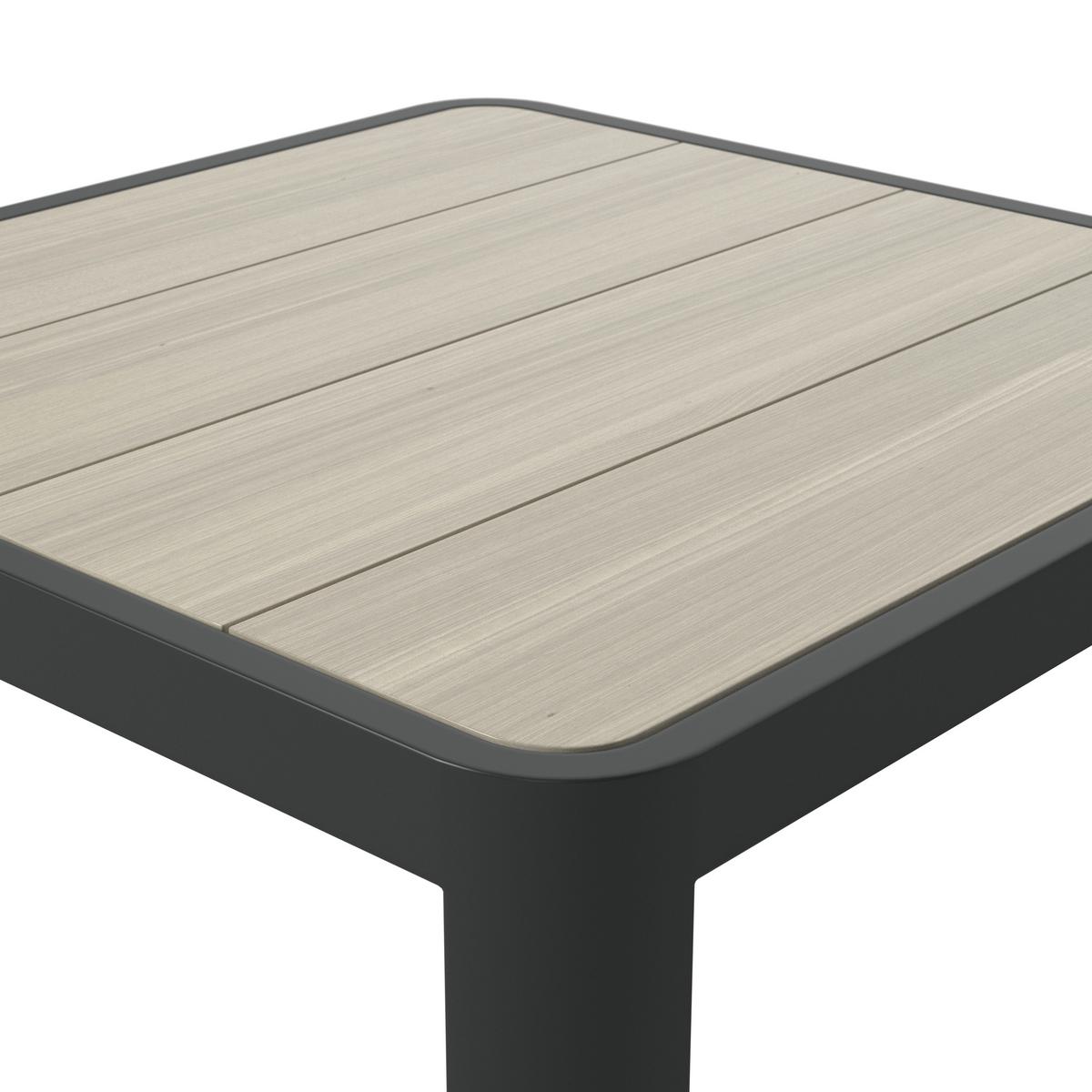 Loungegarnitur 4-Tlg Bordeaux Metall/Kunststoff mit Kissen - Dunkelgrau/Beige, MODERN, Kunststoff/Textil (300/222cm) - Beldano