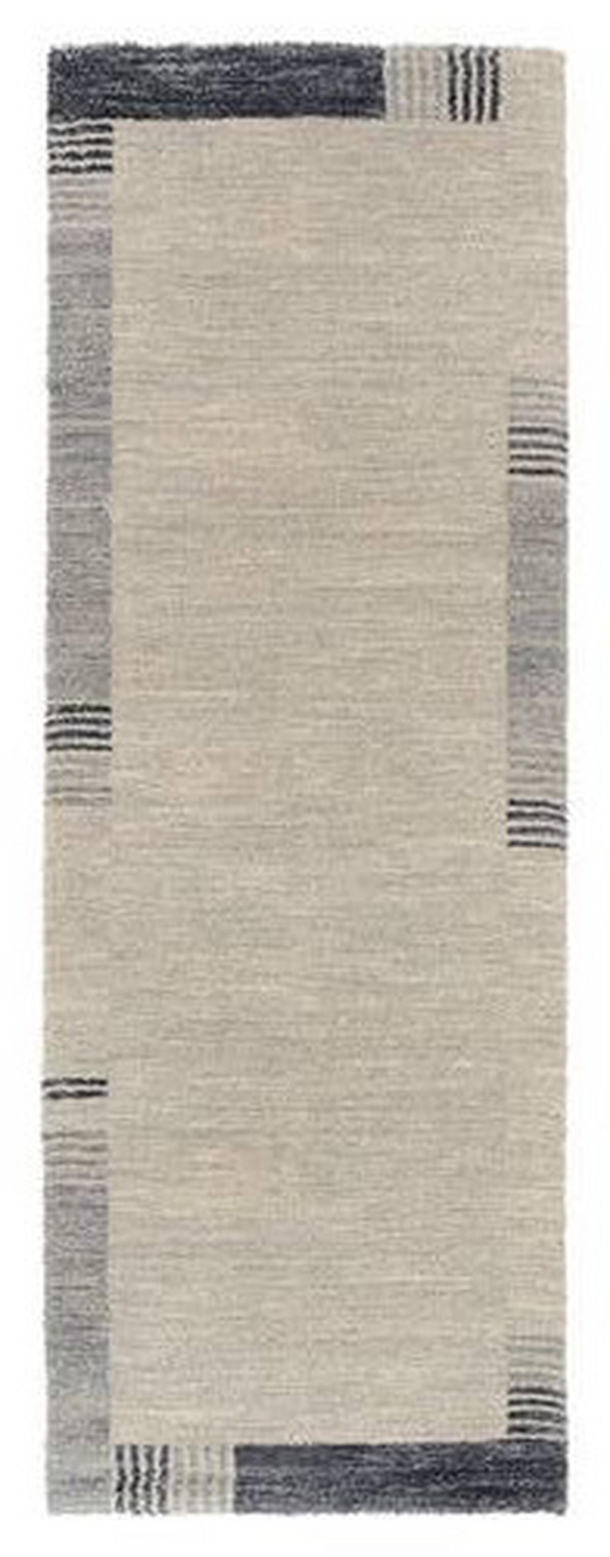 Teppich Läufer Blau/Grau Palazzo Lobo 80x300 cm - Blau/Grau, KONVENTIONELL, Textil (80/300cm) - Novel