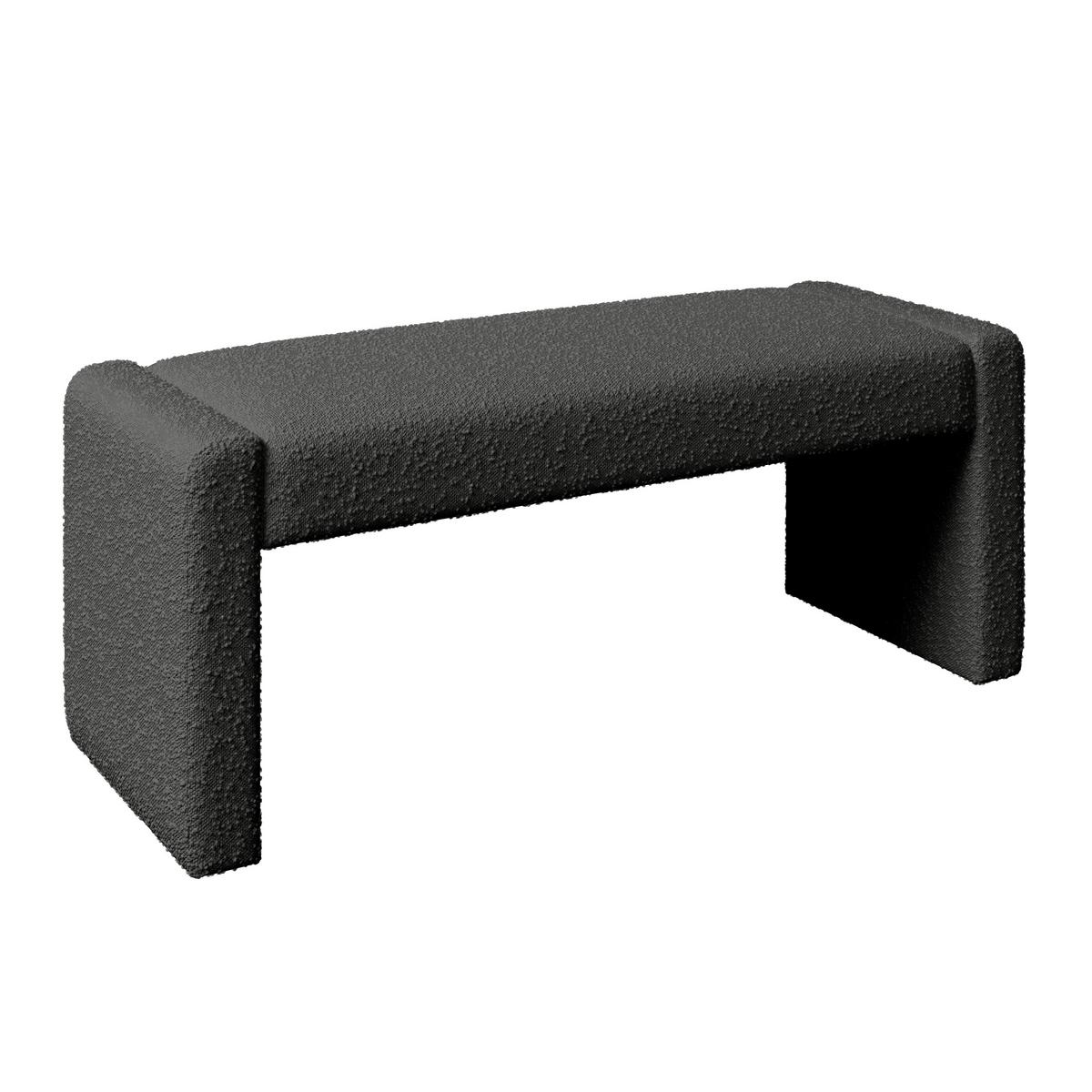SEDACÍ LAVICE ANDREA - šedá, Moderní, dřevo/textil (123/50/45cm) - Bessagi Home