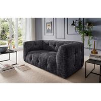 2-sitzer-sofa Velice, Schwarz B: 184 Cm - Schwarz, Design, Textil (184/72/95cm) - Livetastic