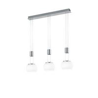 LED-Hängeleuchte 342010307 Madison - Weiß/Nickelfarben, Design, Glas/Metall (82/18/150cm) - Trio Leuchten