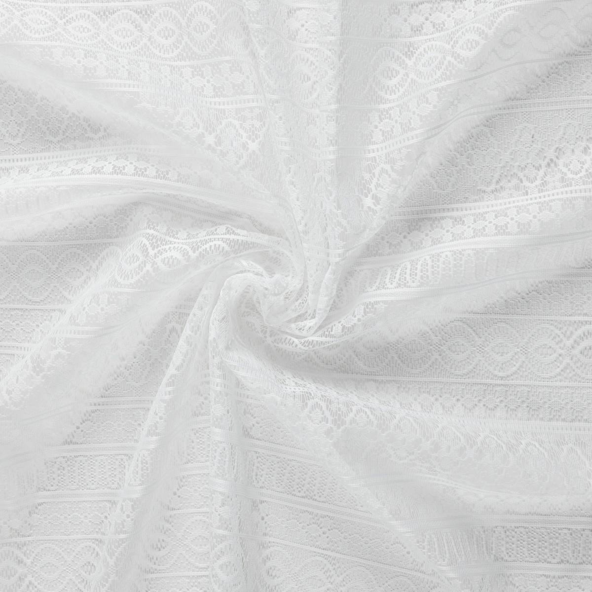 HOTOVÝ ZÁVĚS THERESA - bílá, Romantický / Rustikální, textil (140/245cm) - Zandiara