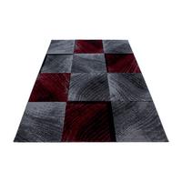 Webteppich Rot Naturfaser Plus 80x150 cm - Rot, Design, Textil (80/150cm)
