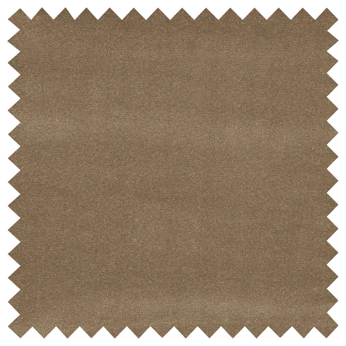 Schlafsofa Pafos Hellbraun B: 203 cm - Chromfarben/Hellbraun, Design, Textil (203/77-98/103cm) - MID.YOU