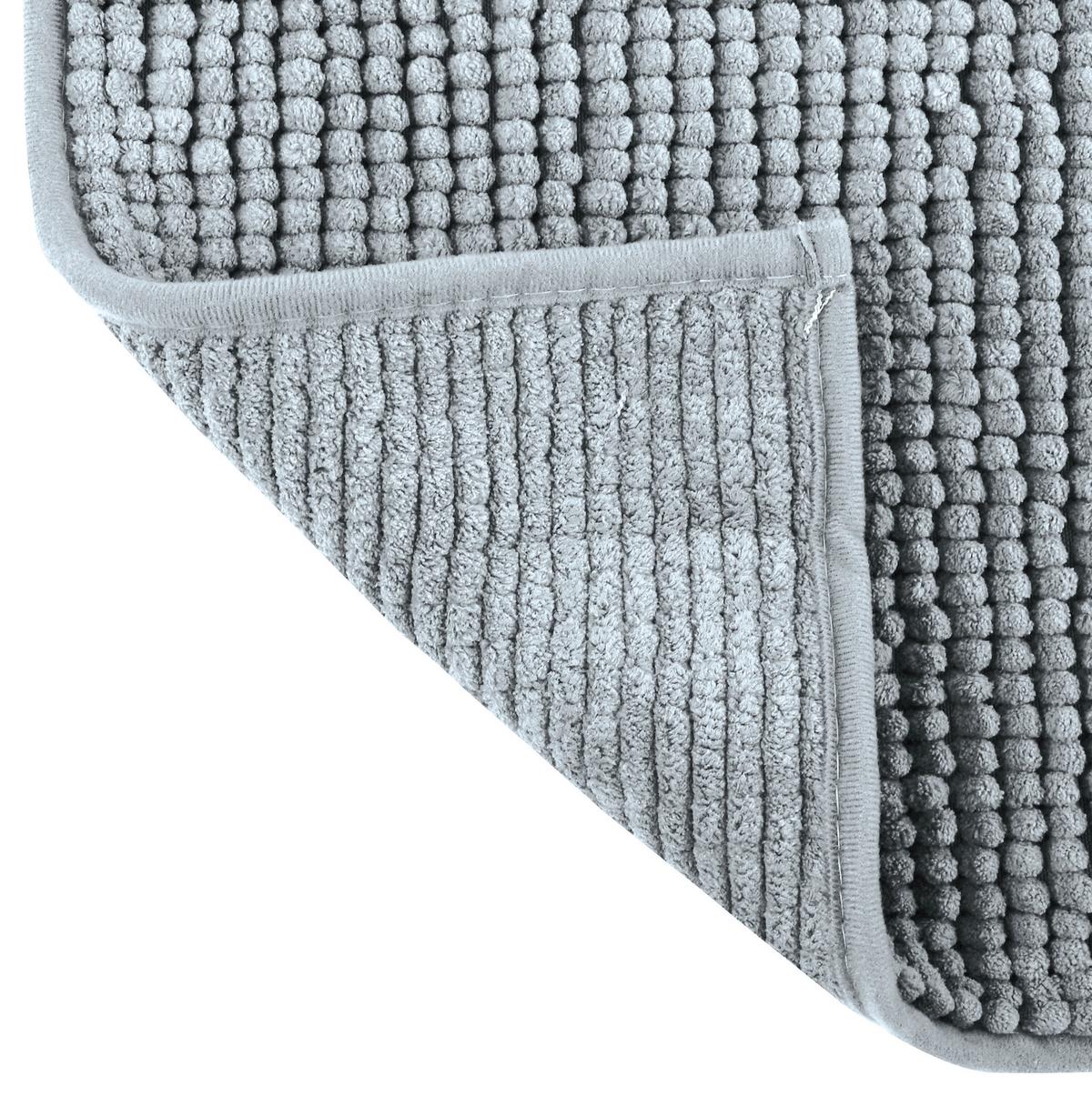 Badteppich Grau 50/80 Cm - Grau, KONVENTIONELL (50/80cm) - Spirella