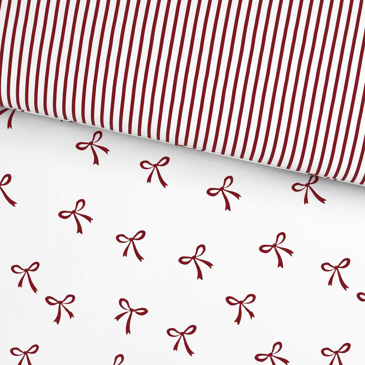 POVLEČENÍ MASCHERL - bílá/červená, Romantický / Rustikální, textil (140/200cm) - Mömax