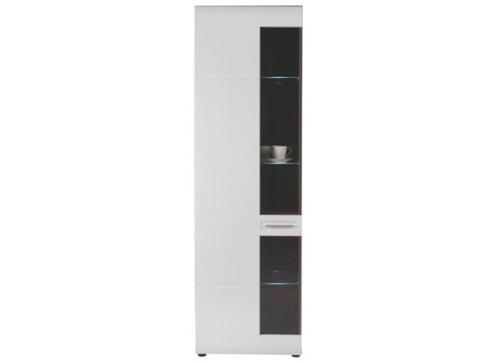 Vitrine Avensis - Dunkelgrau/Schwarz, MODERN, Glas/Holzwerkstoff (60/206/37cm) - LUCA BESSONI Vitrine Avensis - Dunkelgrau/Schwarz, MODERN, Glas/Holzwerkstoff (60/206/37cm) - LUCA BESSONI