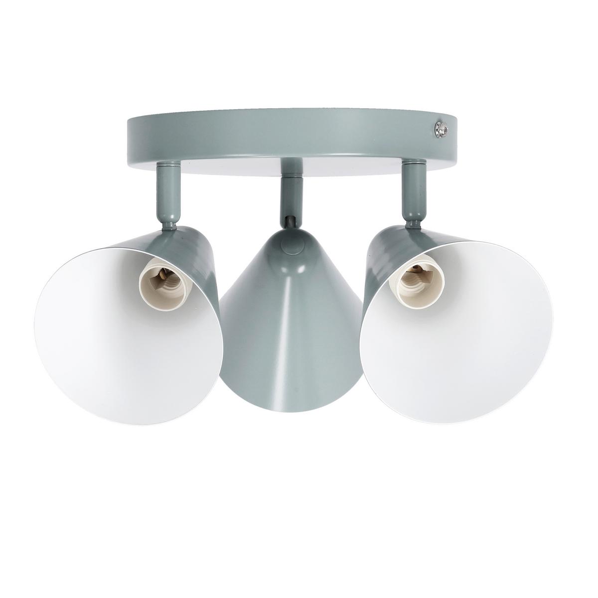 Deckenstrahler 98-63328 Amor - Grau, Trend, Metall (34/34/16cm)