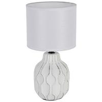 STOLNÁ LAMPA NIMO - čierna/biela, Konventionell, kov/textil (16/30cm) - Mömax