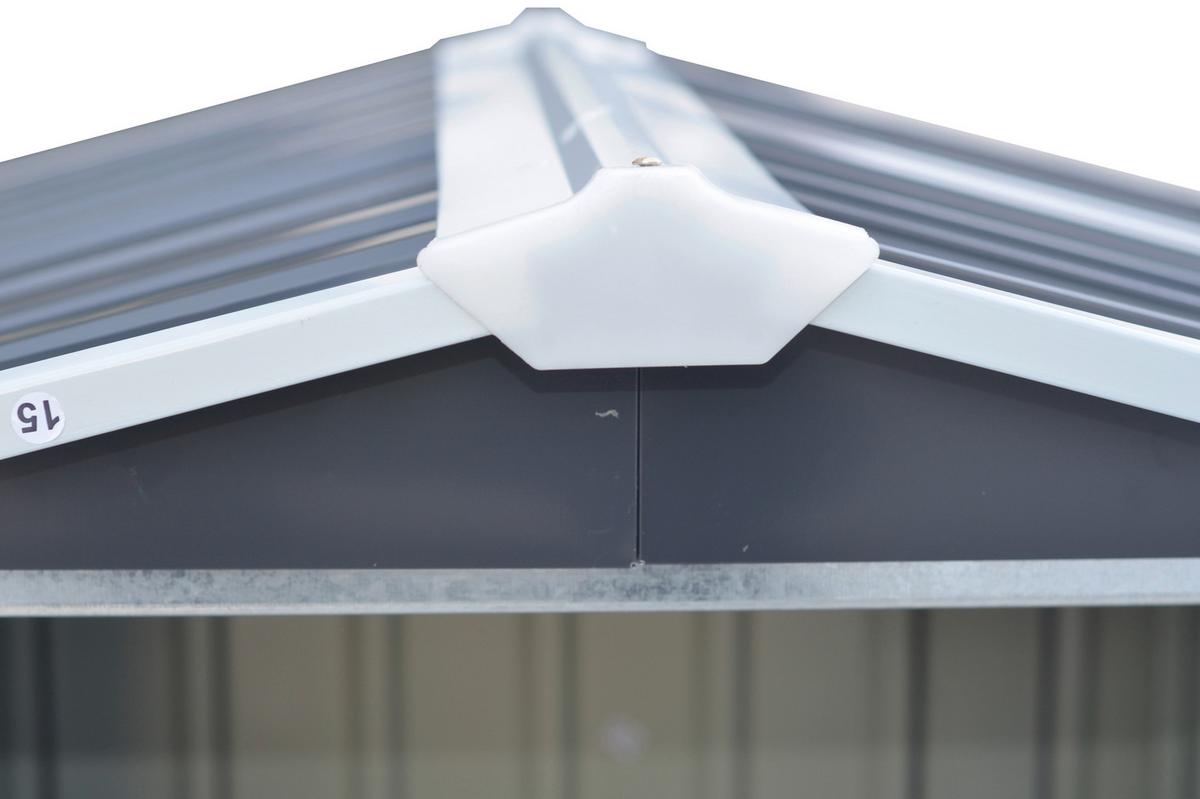 Kleingarage Robus - Anthrazit, MODERN, Metall (86/100/63,5cm) - Homezone