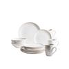 Kombiservice Frozen 4 Personen Geschirr Set - Weiß, Basics, Keramik (34,7/32/35cm) - Mäser