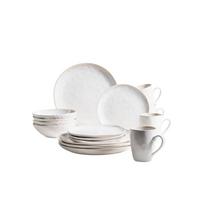 Kombiservice Frozen 4 Personen Geschirr Set - Weiß, Basics, Keramik (34,7/32/35cm) - Mäser