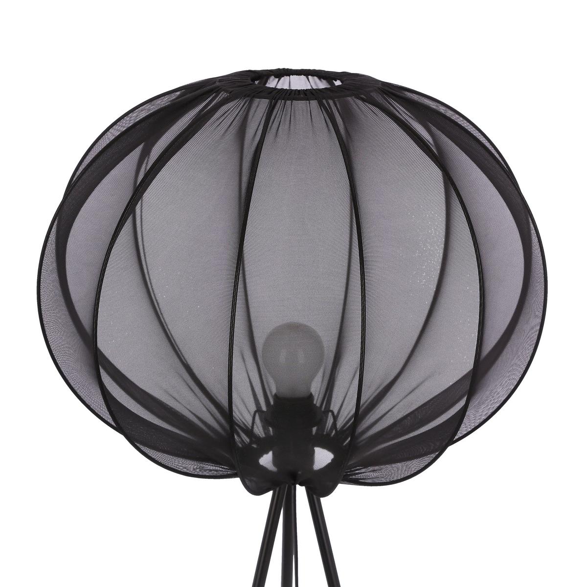 Stehleuchte 51-41944 Mellow - Schwarz, KONVENTIONELL, Kunststoff/Metall (52/52/161cm)