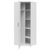 Eckschrank Multi Weiß 71,5 X 195 X 40 Cm - Weiß, MODERN, Holzwerkstoff (71,5/71,5cm)