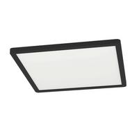 LED-Paneel Rovito-Z L: 29,5 cm mit Farbwechsler - Schwarz/Weiß, Basics (29,5/29,5/2,5cm) - Eglo