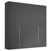 Drehtürenschrank B: 181 Cm Alabama, Grau - Grau, MODERN, Holzwerkstoff (181/229/54cm) - Rauch Möbel