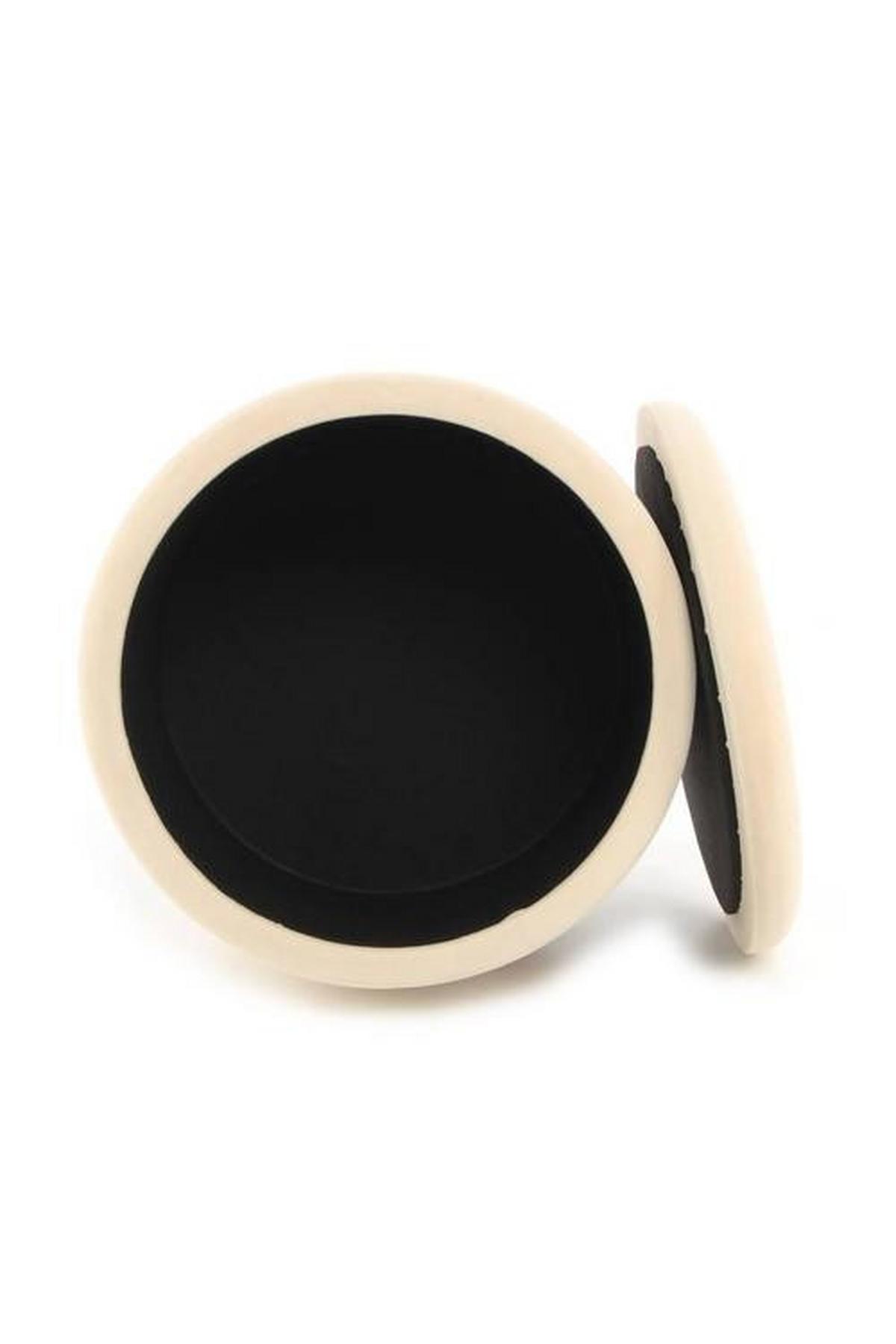 Taburet béžová - barvy zlata/béžová, Basics, kov/kompozitní dřevo (37,5/41/37,5cm)