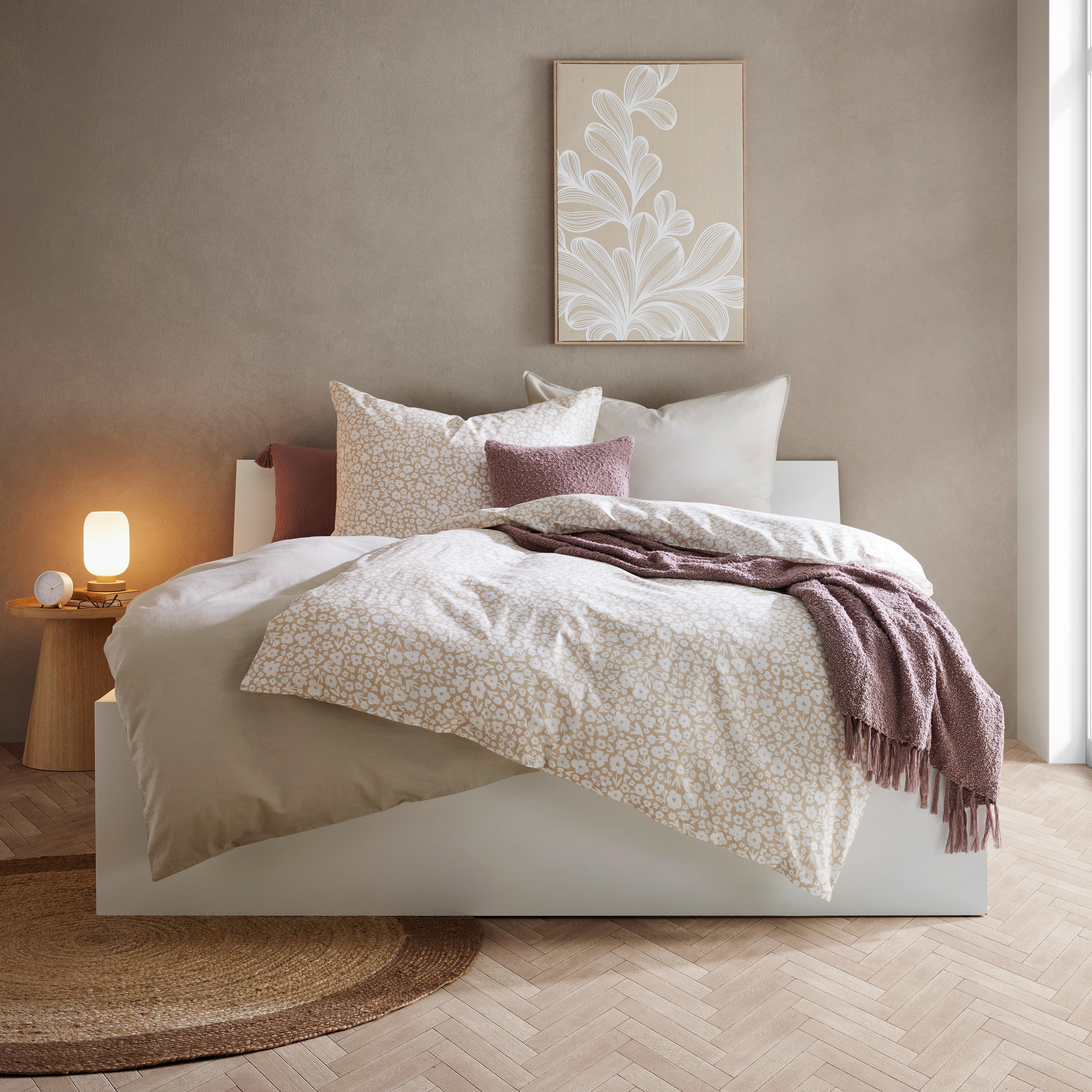 POVLEČENÍ MILLEFLEUR - béžová, Moderní, textil (140/200cm) - Mömax