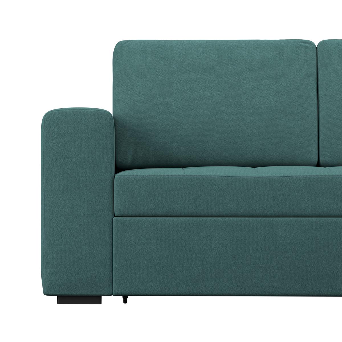 Ecksofa Jan Azurblau S: 247x155 Cm - Azurblau, Trend, Textil (247/155cm)