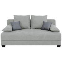 Sofa Mia mit Schlaffunktion Grau 200 cm - Schwarz/Rosa, Design, Holzwerkstoff/Textil (200/90/110cm) - P & B