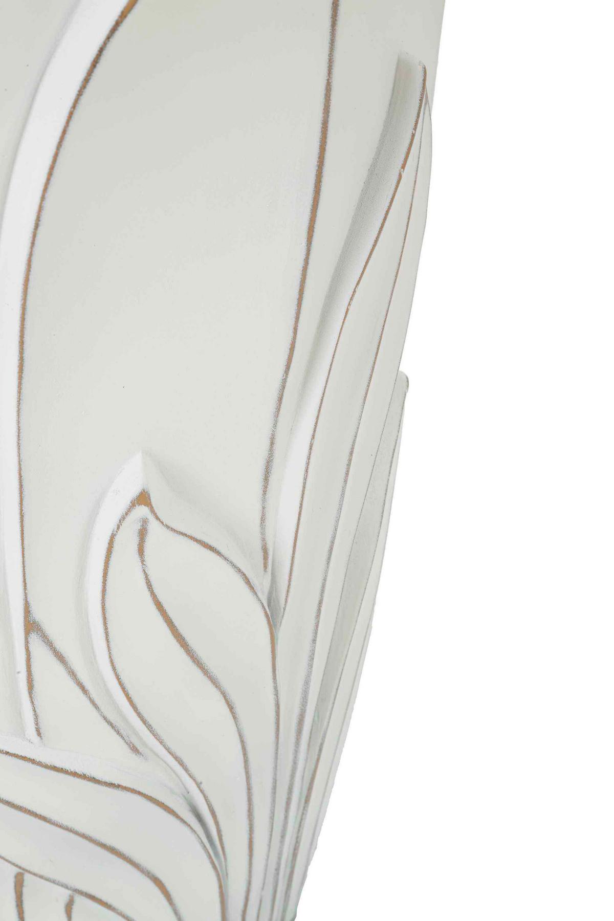 Vase Gardy Weiß B: 29 Cm - Weiß, Basics, Kunststoff (29/48/29cm)