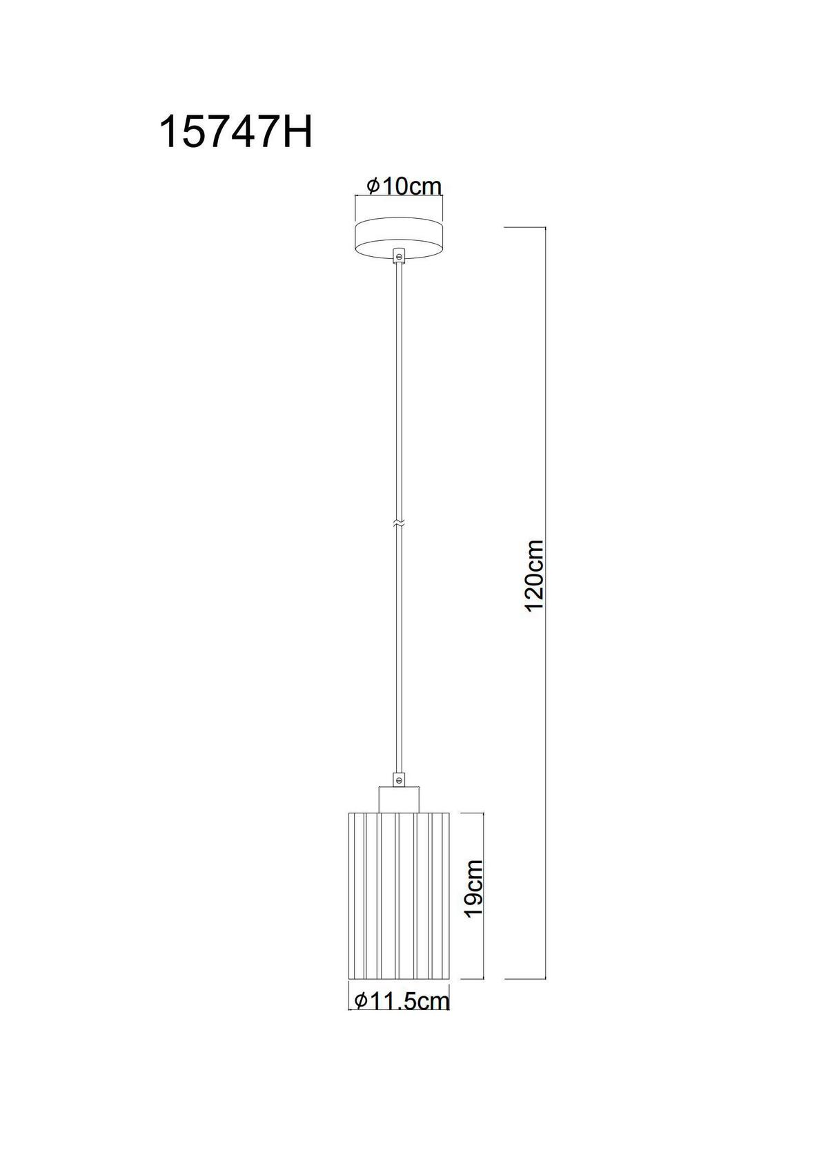 Hängeleuchte Klar Nickelfarben D: 11,5 cm - Klar/Nickelfarben, Design, Glas/Metall (11.5/120cm) - Globo