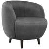 Sessel Looks Xiv - Schwarz/Grau, Design, Textil (72/72/76cm) - LOOKS by W.Joop