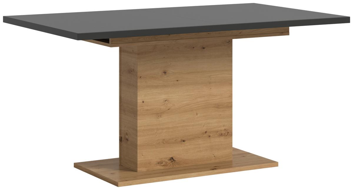 VÝSUVNÝ STŮL MARLON 150 AZ - šedá/dub artisan, Konvenční, kompozitní dřevo (150-190/76/90cm) - MID.YOU