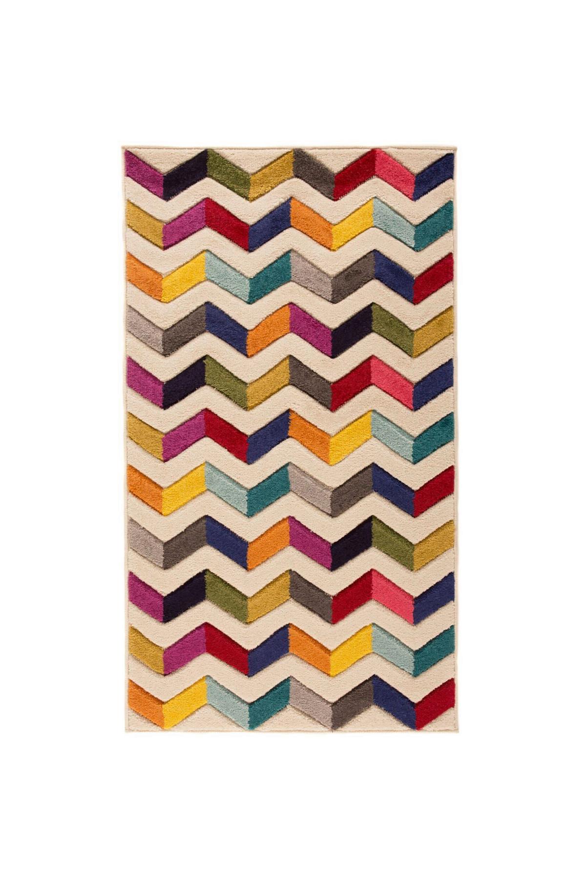 Webteppich Bolero - Multicolor, KONVENTIONELL, Textil (200/290cm)