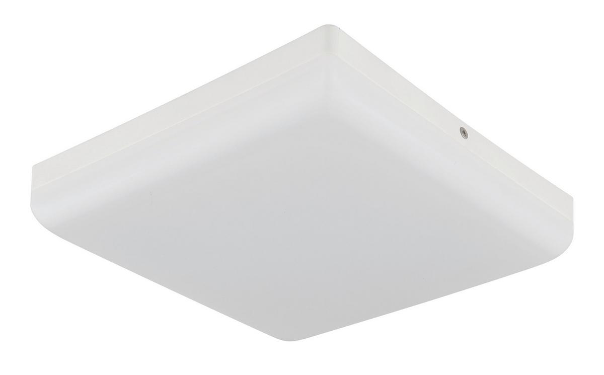 Led-deckenleuchte 12388-18w Matthew - Weiß, Basics, Kunststoff (22/22/5cm) - Globo