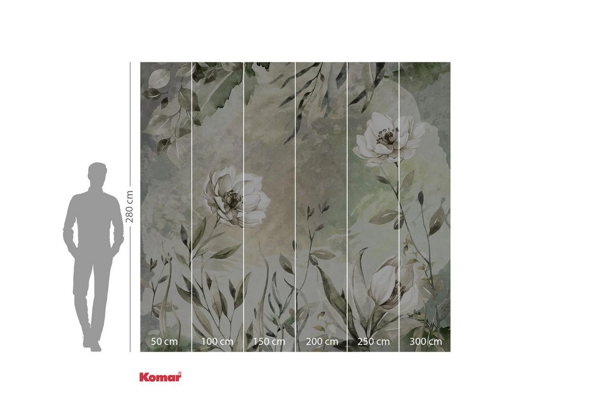 Fototapete Petite Brise - Multicolor, Trend, Papier (300/280cm) - Komar
