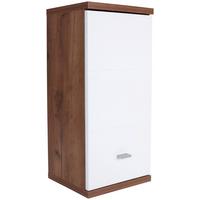 Hängeschrank Bari B: 35cm Eiche Dekor - Eichefarben/Weiß, KONVENTIONELL, Holzwerkstoff (35/70/25cm)