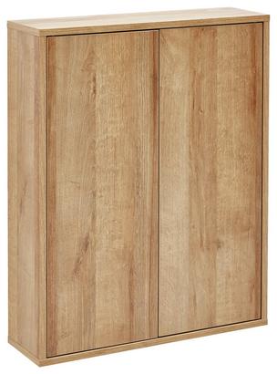 Hochschrank Finn Eiche/Dekor Badezimmer Hängeschrank